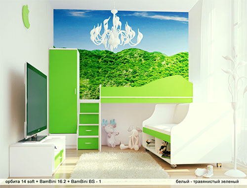 низкая кровать - чердак