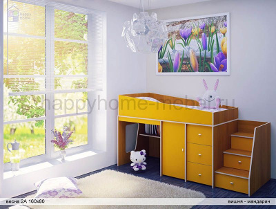 КРОВАТЬ-ЧЕРДАК РАДУГА ВЕСНА 2А