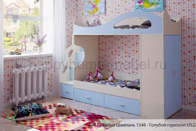 ДВУХЪЯРУСНАЯ КРОВАТЬ BAMBINI 33  SUITE