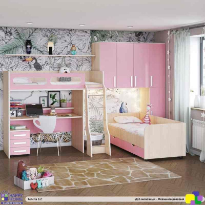 ДВУХЪЯРУСНАЯ КРОВАТЬ FELICITA KIDS 3.2