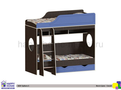 ДВУХЪЯРУСНАЯ КРОВАТЬ ОРБИТА 5 МДФ