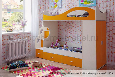 ДВУХЪЯРУСНАЯ КРОВАТЬ BAMBINI 33  SUITE