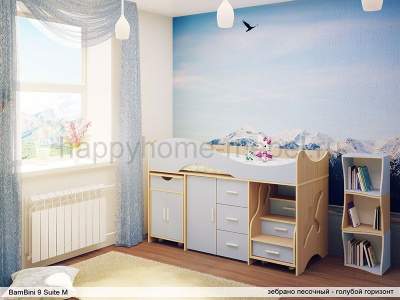 ДЕТСКАЯ КРОВАТЬ-ЧЕРДАК BAMBINI 9 SUITE M