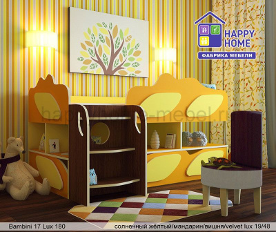 Низкая кровать-комод BamBini 17 Lux 180