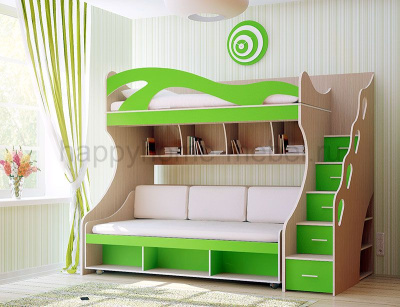 ДВУХЪЯРУСНАЯ КРОВАТЬ BAMBINI DIVANNO 7