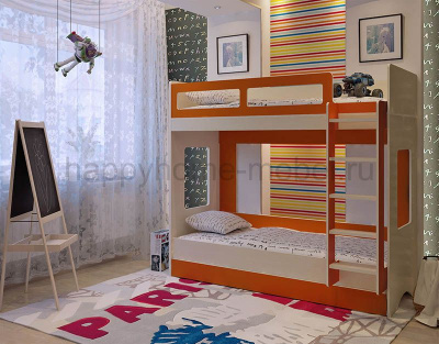 ДВУХЪЯРУСНАЯ КРОВАТЬ FELICITA KIDS 5.2 (С БОЛЬШИМ ВЫКАТНЫМ ЯЩИКОМ)