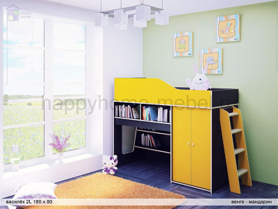 КРОВАТЬ-ЧЕРДАК РАДУГА ВАСИЛЕК 3L