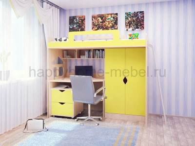 КРОВАТЬ-ЧЕРДАК HAPPY KIDS K-3M