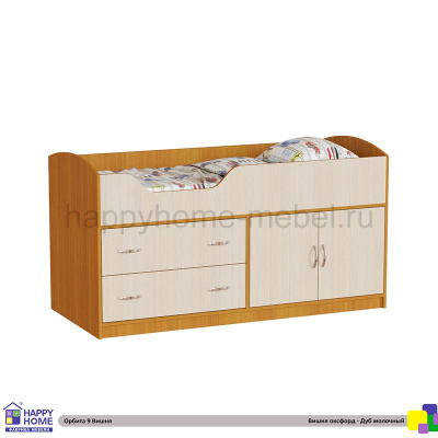 КРОВАТЬ-ЧЕРДАК ОРБИТА 9 (КОРПУС - ВИШНЯ ОКСФОРД)