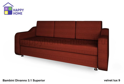 Прямой диван - кровать BamBini Divanno 3.1 Superior