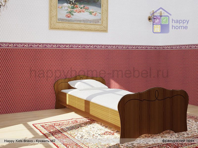 КРОВАТЬ HAPPY KIDS BRAVO M2