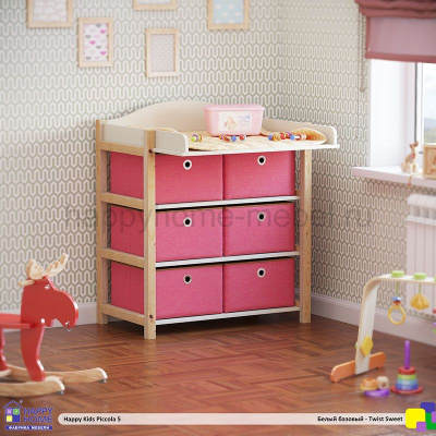 КОМОД PICCOLA 5 (С РАСКЛАДНЫМ ПЕЛЕНАЛЬНЫМ СТОЛИКОМ)