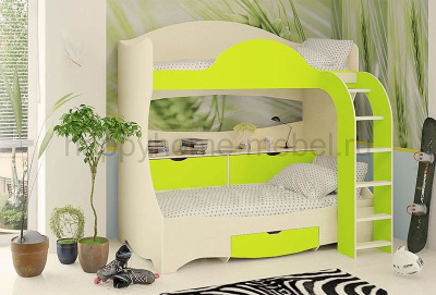 ДВУХЪЯРУСНАЯ КРОВАТЬ BAMBINI 5