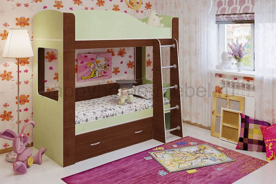 ДВУХЪЯРУСНАЯ КРОВАТЬ «ЛОТОС»