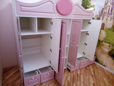 КРОВАТЬ - ЧЕРДАК - ШКАФ HAPPY KIDS ПРОВАНС 12 ПЛЮС