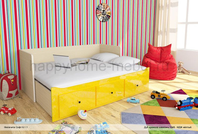 АНАЛОГ ИКЕА, РАЗДВИЖНАЯ В ДВУСПАЛЬНУЮ, FELICITA SOFT 6.1 MDF