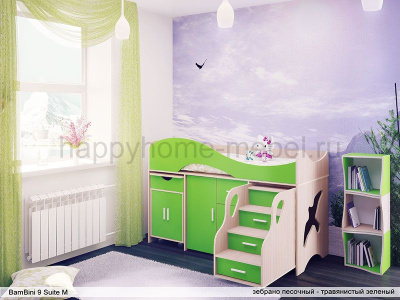 ДЕТСКАЯ КРОВАТЬ-ЧЕРДАК BAMBINI 9 SUITE M