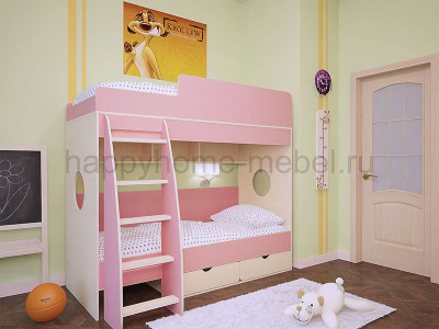 Двухъярусная кровать BamBini 7 200