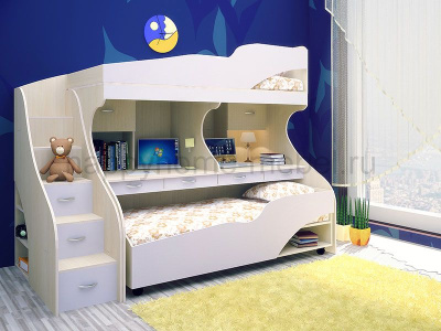 ДВУХЪЯРУСНАЯ КРОВАТЬ ОРБИТА 31A