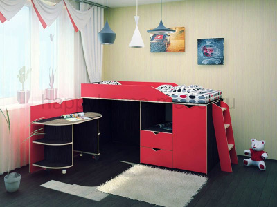НИЗКАЯ КРОВАТЬ-ЧЕРДАК HAPPY KIDS K-10L