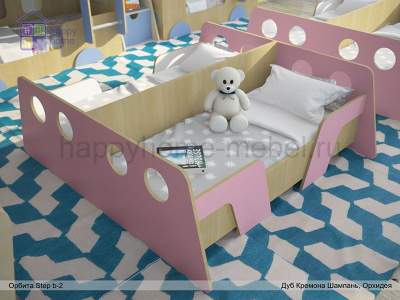 РАЗДЕЛЬНАЯ ДВУСПАЛЬНАЯ КРОВАТЬ ОРБИТА STEP B2 (ДЛЯ 2-Х ДЕТЕЙ)