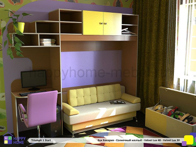 ДЕТСКАЯ СТЕНКА ТРИУМФ -1 (СТАРТОВАЯ КОМПЛЕКТАЦИЯ)