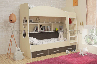 ДВУХЪЯРУСНАЯ КРОВАТЬ FELICITA KIDS 1 180