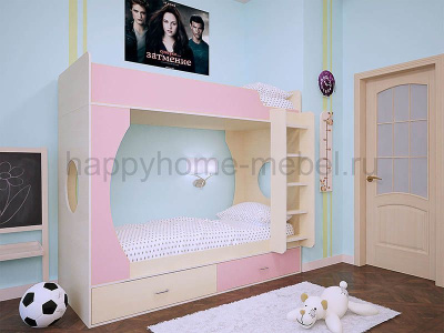 ДВУХЪЯРУСНАЯ КРОВАТЬ BAMBINI 3