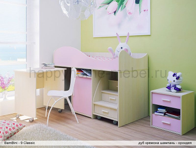 КРОВАТЬ-ЧЕРДАК BAMBINI 9 CLASSIC