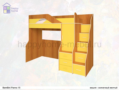 КРОВАТЬ-ЧЕРДАК BAMBINI PANNO 15