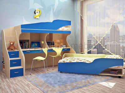 ДВУХЪЯРУСНАЯ КРОВАТЬ ОРБИТА 31A