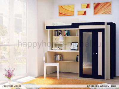 КРОВАТЬ-ЧЕРДАК HAPPY KIDS VICTORIA