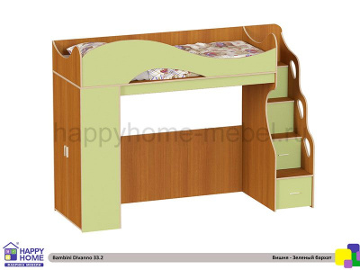 КРОВАТЬ-ЧЕРДАК BAMBINI DIVANNO 33.2