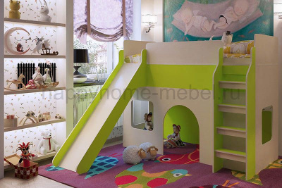 КРОВАТЬ-ЧЕРДАК С ГОРКОЙ ОРБИТА 20