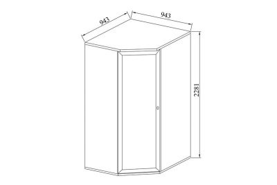 УГЛОВОЙ ШКАФ TWIST (НИЦЦА)