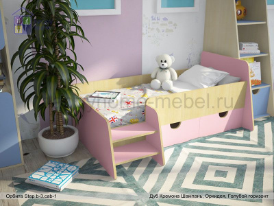 ОДНОСПАЛЬНАЯ КРОВАТЬ ОРБИТА STEP B3 (С ЯЩИКАМИ)