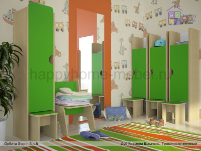 КАБИНКА СО СТУЛОМ ОРБИТА STEP H8 (ДЛЯ РАЗДЕВАЛКИ)