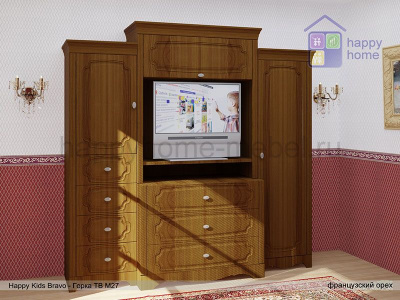 Горка-витрина ТВ Happy kids Bravo М27