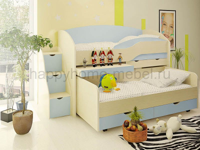 ДВУХЪЯРУСНАЯ КРОВАТЬ BAMBINI 8 + ЛЕСТНИЦА BL