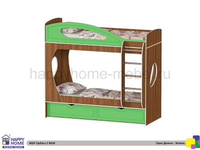 ДВУХЪЯРУСНАЯ КРОВАТЬ ОРБИТА 2 NEW МДФ 190