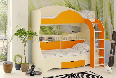 ДВУХЪЯРУСНАЯ КРОВАТЬ BAMBINI 5