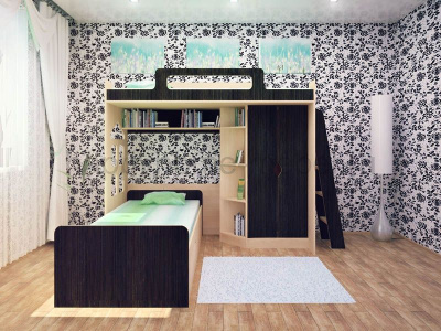 ДВУХЪЯРУСНАЯ КРОВАТЬ HAPPY KIDS K-8L