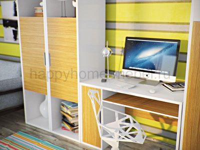 МОЛОДЕЖНАЯ КОМНАТА HAPPY YOUNG PRIMO (КОМПОЗИЦИЯ 4)