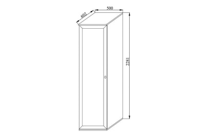 ШКАФ ДЛЯ ОДЕЖДЫ TWIST (НИЦЦА) 01