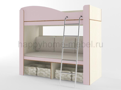 ДВУХЪЯРУСНАЯ КРОВАТЬ С ДИВАНОМ ОРБИТА ЛЕТО 6М