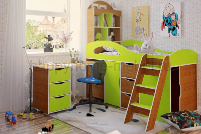 НИЗКАЯ КРОВАТЬ-ЧЕРДАК BAMBINI 31