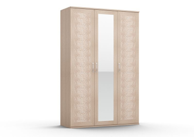 ТРЕХСТВОРЧАТЫЙ ШКАФ ДЛЯ ОДЕЖДЫ GLOSS 03 С ОДНИМ ЗЕРКАЛОМ