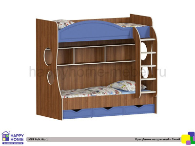 ДВУХЪЯРУСНАЯ КРОВАТЬ FELICITA KIDS 1 МДФ 180