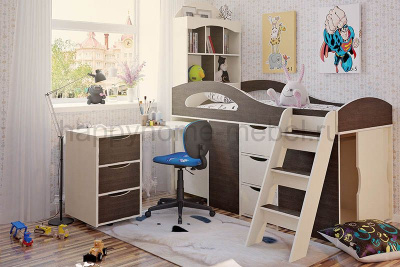 НИЗКАЯ КРОВАТЬ-ЧЕРДАК BAMBINI 31