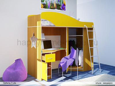 КРОВАТЬ-ЧЕРДАК ОРБИТА 7 ЛАЙТ